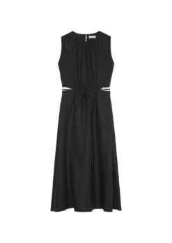 Marc O'Polo Calf-length Dress With Cut-out Details With High Slits At The Side Seams -FashionLust Verkaufs-Shop bb984248da714d44dfbd36518194a56f
