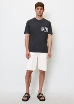Marc O'Polo T-shirt Regular With An Elegant, Curved Logo Print -FashionLust Verkaufs-Shop bd1473fc8a55a19101ee448e9814dd78