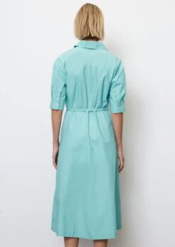 Marc O'Polo Shirt Dress With A Flared Skirt Made Of Paper Touch Poplin -FashionLust Verkaufs-Shop bd4bdf32e8d1fed49d4447b5f8547bb7