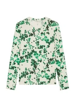 Marc O'Polo Long Sleeve Top With An All-over Print, Regular Fit From LENZING™ ECOVERO™ -FashionLust Verkaufs-Shop bd76e1ede9d39bc2e738fdcc8c0949c0