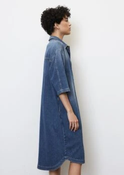 Marc O'Polo H-line Denim Dress Made Of Denim With A Cashmere Texture -FashionLust Verkaufs-Shop bfcb4981cf65b0313a1edee2e1d5fc32