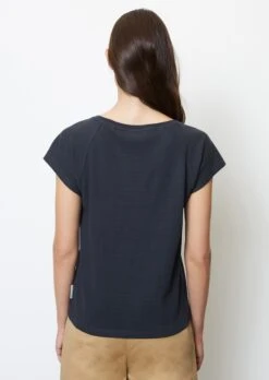 Marc O'Polo Waffle Jersey T-shirt In A Regular Fit From Organic Cotton Stretch -FashionLust Verkaufs-Shop c177b2bbeecf4f68ec8d504302345f09