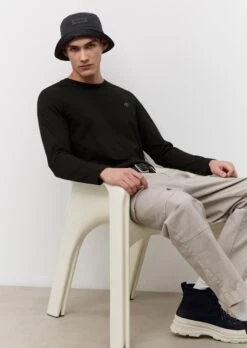 Marc O'Polo Long-sleeve Top Made Of Pure Organic Cotton