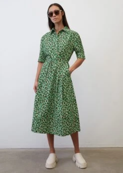 Marc O'Polo Patterned Shirt Dress In Paper Touch Organic Cotton -FashionLust Verkaufs-Shop c1efbb4c9274237be562988ef0a523e7 1