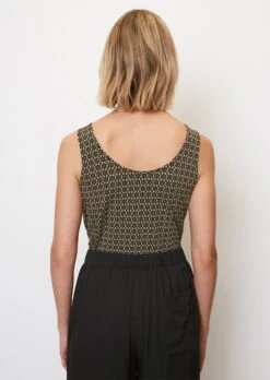 Marc O'Polo Patterned Sleeveless Top Made Of Stretch Viscose Jersey -FashionLust Verkaufs-Shop c37c02cf991245418fa13b27e941eaea