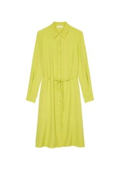 Marc O'Polo Shirt Dress In A Midi Length Made Of Flowing Viscose -FashionLust Verkaufs-Shop c462527f56e0f659d7aa849042abcd4a