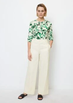 Marc O'Polo Long Sleeve Top With An All-over Print, Regular Fit From LENZING™ ECOVERO™ -FashionLust Verkaufs-Shop c4be2c1eaa408b9fde686f7b83732166
