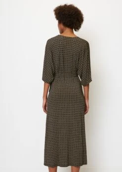 Marc O'Polo Jersey Wrap Dress With An All-over Print Made Of Stretchy Viscose Fabric -FashionLust Verkaufs-Shop c52f27bfd9833e3179987c757efec300