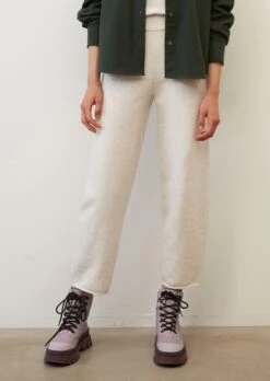 Marc O'Polo Soft, Cropped Knitted Trousers Made Of Stretch Cotton Wool 14 Marc O'Polo Soft, Cropped Knitted Trousers Made Of Stretch Cotton Wool -FashionLust Verkaufs-Shop c54e6c85747300a1a18203639f4c6fbb