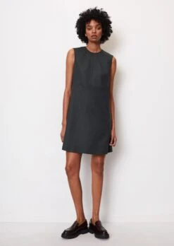 Marc O'Polo Short Shift Dress In An A-line Design In A Blend Of Organic Cotton And Stretch Viscose