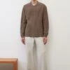 Marc O'Polo Relaxed Long-sleeved Serafino Top Made Of Micro Waffle Textured Jersey -FashionLust Verkaufs-Shop c5ddc3ea6c895fee2a4958961b02686a