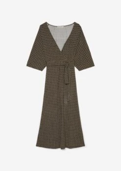 Marc O'Polo Jersey Wrap Dress With An All-over Print Made Of Stretchy Viscose Fabric -FashionLust Verkaufs-Shop c665b10b424085792bde90b9f1cf162d