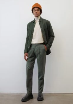 Marc O'Polo Trousers In Our OSBY Jogger Pleats Fit Made From Organic Cotton Mix