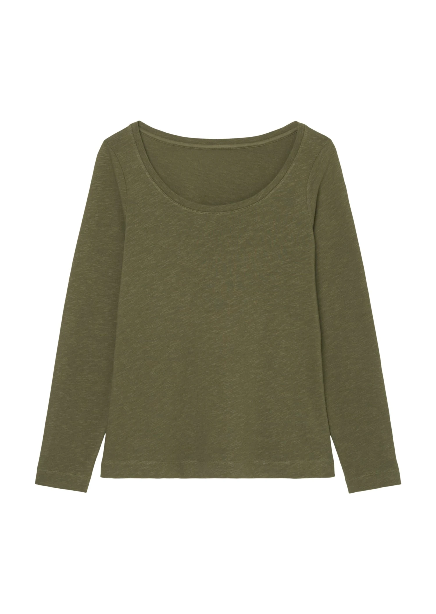 Marc O'Polo Heavy Slub Jersey Long Sleeve Top In A Loose Fit Made Of Organic Cotton 10 Marc O'Polo Heavy Slub Jersey Long Sleeve Top In A Loose Fit Made Of Organic Cotton – Bild 8