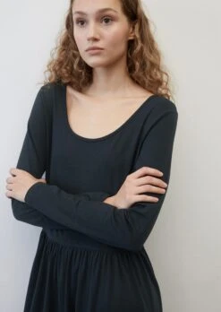 Marc O'Polo Jersey Dress With A Wide Skirt Made Of OCS Blended TENCEL™ Modal -FashionLust Verkaufs-Shop c9e172513ea99ff2c705b1c36e7a095e