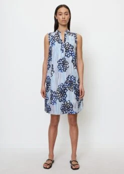 Marc O'Polo Sleeveless Mini Dress With A Floral Print Made Of Crisp Cotton Voile -FashionLust Verkaufs-Shop cb03ead5f84868f3c4074f0d66a0b3e4