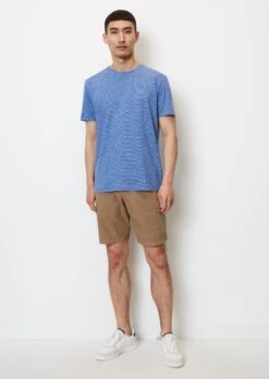 Marc O'Polo T-shirt, Shaped Fit With A Yarn-dyed Striped Pattern