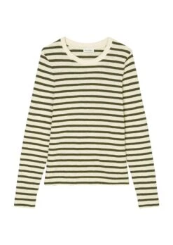 Marc O'Polo Striped Medium-weight Slub Jersey Long Sleeve Top, Regular Fit Made Of Organic Cotton -FashionLust Verkaufs-Shop cc33e0a50f105d6154a22a6358f8ece3