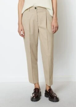 Marc O'Polo Fine Patterned Flannel Chino Tapered With Recycled Materials -FashionLust Verkaufs-Shop cd6762de91b604df6b02523872d186c7