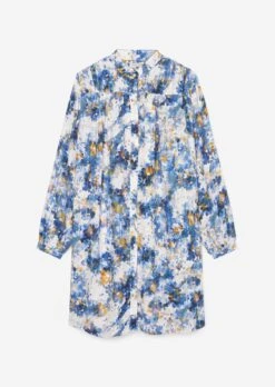 Marc O'Polo Knee-length Printed Dress In A Relaxed Fit In A Cupro/viscose Blend -FashionLust Verkaufs-Shop cd9396db5a6d553c9774633007e03751
