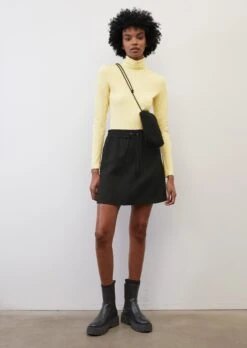 Marc O'Polo Mini Skirt With An Elasticated Waistband Made Of Soft Twill