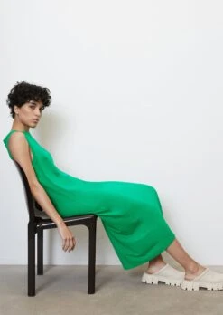 Marc O'Polo Sleeveless Jersey Dress In A Stretchy Modal/organic Cotton Blend