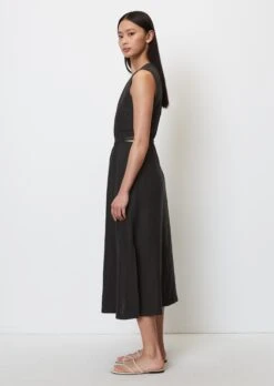 Marc O'Polo Calf-length Dress With Cut-out Details With High Slits At The Side Seams -FashionLust Verkaufs-Shop cef989832b2f2a98145046a0353cfe49