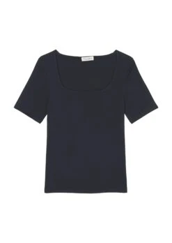 Marc O'Polo T-shirt With A Square Neckline Made Of Stretch Single Jersey -FashionLust Verkaufs-Shop cf9257bb5b34cbb23af659ca7bafaa08
