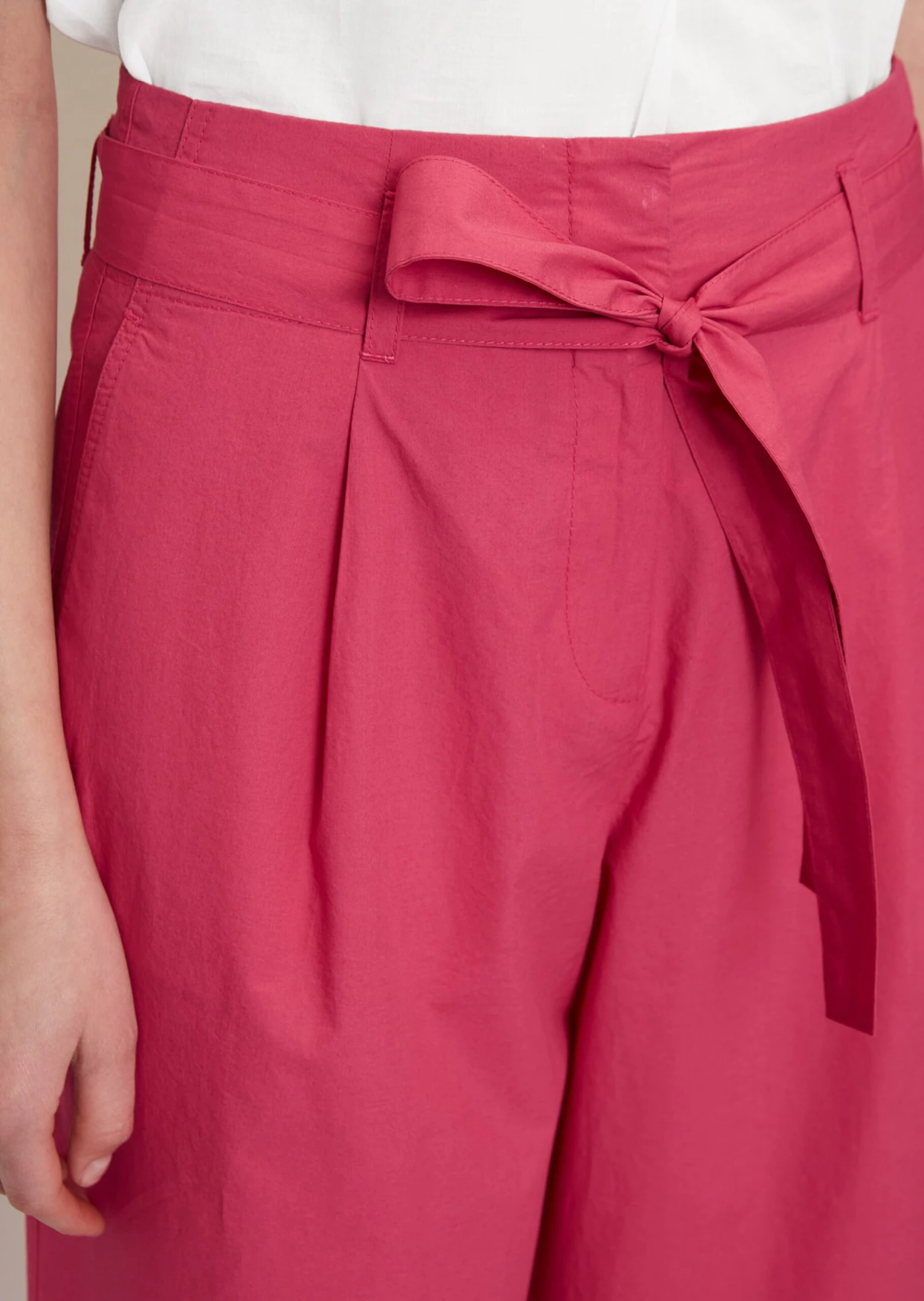 Marc O'Polo Wide-leg Poplin Trousers Made Of Organic Cotton 7 Marc O'Polo Wide-leg Poplin Trousers Made Of Organic Cotton – Bild 5