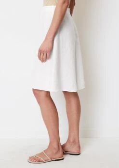 Marc O'Polo Flared Linen Skirt In A Casual A-line Design -FashionLust Verkaufs-Shop d07673364ce0237f027a61bb053f67d7