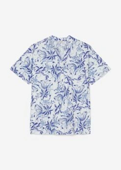 Marc O'Polo Short-sleeved Jersey Blouse Top In Printed Organic Cotton -FashionLust Verkaufs-Shop d18775896f83c33d2a6f46067785ecc2