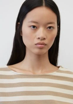 Marc O'Polo Striped Long-sleeved Top Made Of Interlock Jersey -FashionLust Verkaufs-Shop d1c481434d82d22ecb2e0b3015be336c