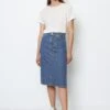 Marc O'Polo Denim Midi Skirt With Waist Belt In An Organic Cotton/lyocell Blend -FashionLust Verkaufs-Shop d22ebbdf26460ec25ba83df1f3f30057