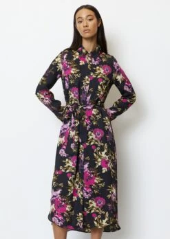 Marc O'Polo Shirt Blouse Dress Loose Made Of Flowing Viscose Crêpe -FashionLust Verkaufs-Shop d255ad6a8d90c31b251e1a5aa3589fab