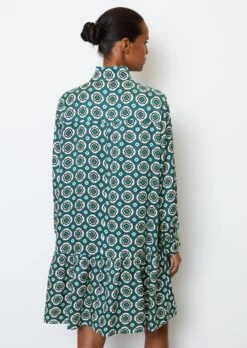 Marc O'Polo Short Print Shirt Blouse Dress Made From Viscose Twill -FashionLust Verkaufs-Shop d4592b4fb00dc8cddbaf59872667702c