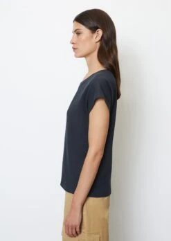Marc O'Polo Waffle Jersey T-shirt In A Regular Fit From Organic Cotton Stretch -FashionLust Verkaufs-Shop d4d7921dad23c5eb47f9e3aaee8dbb19