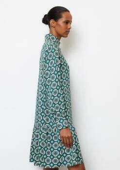 Marc O'Polo Short Print Shirt Blouse Dress Made From Viscose Twill -FashionLust Verkaufs-Shop d7aa9a0d68bec0ea2b0033b765e4c598