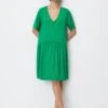 Marc O'Polo V-neck Jersey Dress Made Of Stretch Viscose Jersey -FashionLust Verkaufs-Shop d7b0998ab325f79053b653c8cdbea534