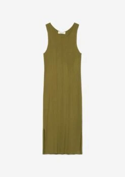 Marc O'Polo Sleeveless Fine Rib Knitted Dress Made Of Blended Viscose 17 Marc O'Polo Sleeveless Fine Rib Knitted Dress Made Of Blended Viscose -FashionLust Verkaufs-Shop d7e69fb75d491cac5e0d75731232563c
