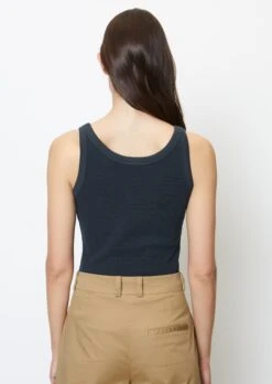 Marc O'Polo Waffle Jersey Tank Top Shaped Made Of Stretchy Organic Cotton -FashionLust Verkaufs-Shop d82b836138037c28cf3a7ba924c9a7a0