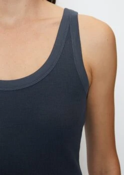 Marc O'Polo Waffle Jersey Tank Top Shaped Made Of Stretchy Organic Cotton -FashionLust Verkaufs-Shop d8603feb03bebc658b628e353a258f2e