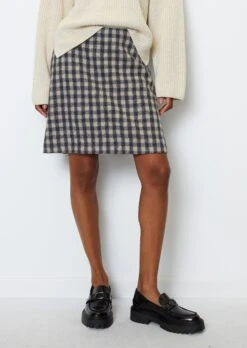 Marc O'Polo Plaid Mini Skirt Regular Made From Pure New Wool -FashionLust Verkaufs-Shop da9095067e66bbbec94cc2ed86cbd078