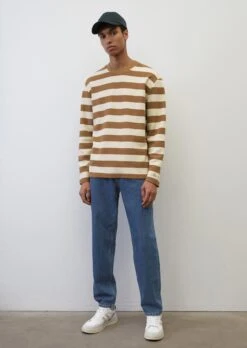 Marc O'Polo Relaxed Long Sleeve Top With A Fine Waffle Texture -FashionLust Verkaufs-Shop dc2ac1dd652c48439ea1f93707bf7dc5