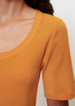 Marc O'Polo Ribbed Jersey T-shirt Made Of Organic Cotton -FashionLust Verkaufs-Shop dd907fad9dfd8c44206ed84ce23c3bec