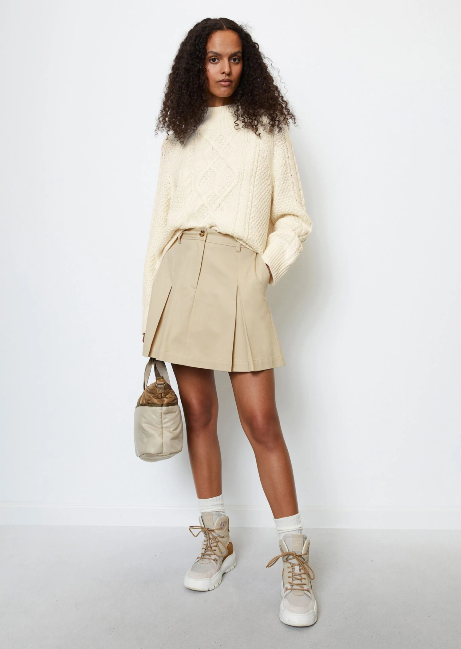 Marc O'Polo MO'P X CHEVIGNON Pleated Mini Skirt Made From Twill Stretch 4 Marc O'Polo MO'P X CHEVIGNON Pleated Mini Skirt Made From Twill Stretch – Bild 2