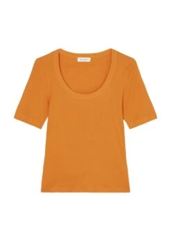 Marc O'Polo Ribbed Jersey T-shirt Made Of Organic Cotton -FashionLust Verkaufs-Shop df24932fd0441968aad01f9f6796cc9f