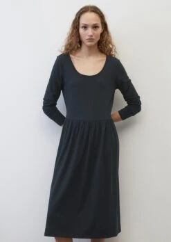 Marc O'Polo Jersey Dress With A Wide Skirt Made Of OCS Blended TENCEL™ Modal -FashionLust Verkaufs-Shop e2220ba398831c5ed0c3cacd1b916c4d