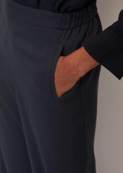 Marc O'Polo Wide Leg Trousers With Semi-elastic Waistband In Pure Viscose -FashionLust Verkaufs-Shop e2b45a43f0b84d940a4ee4f5b7cb0175