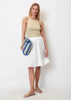 Marc O'Polo Flared Linen Skirt In A Casual A-line Design