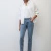 Marc O'Polo THEDA Boyfriend Cropped Jeans In An Organic Cotton Blend